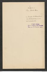 k.k. naturhistorisches Hofmuseum, Intendanzakten 1885-1896 (Hauer), Aktenzahl Z.632/1893, Seite 2